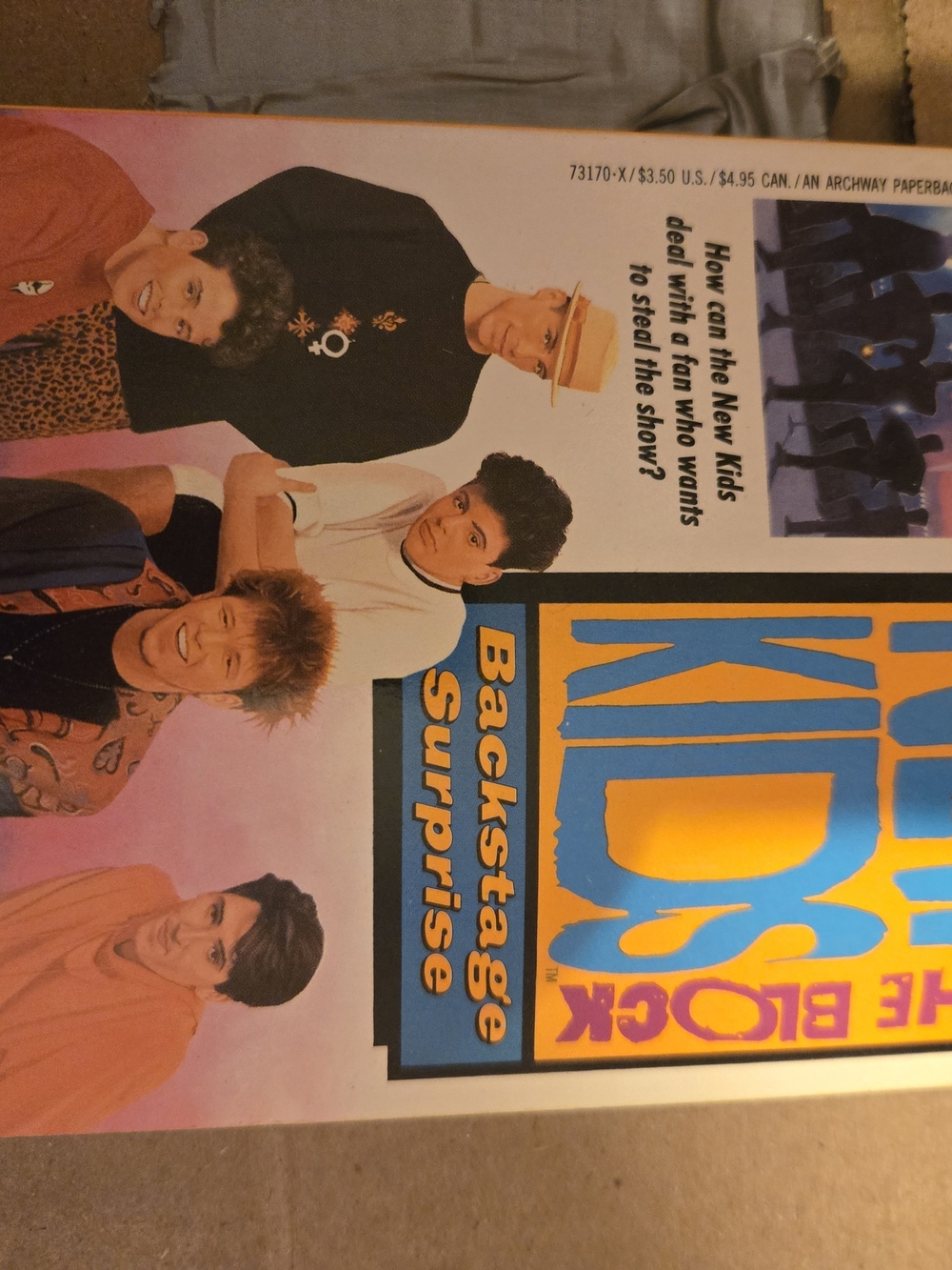 Kids In The Block Backstage Surprise Book- Pink & Blue